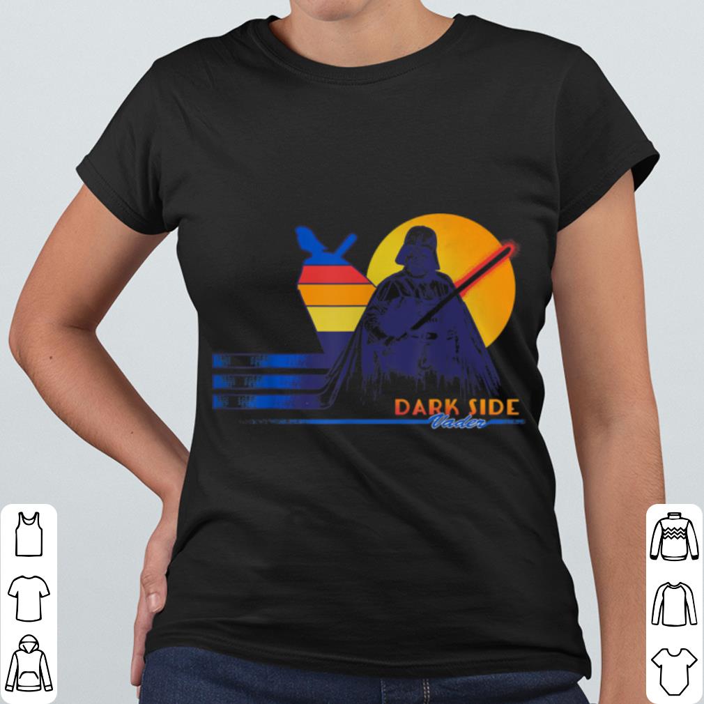Cool Star Wars Darth Vader Vintage Dark Side Of Sun Beach shirt