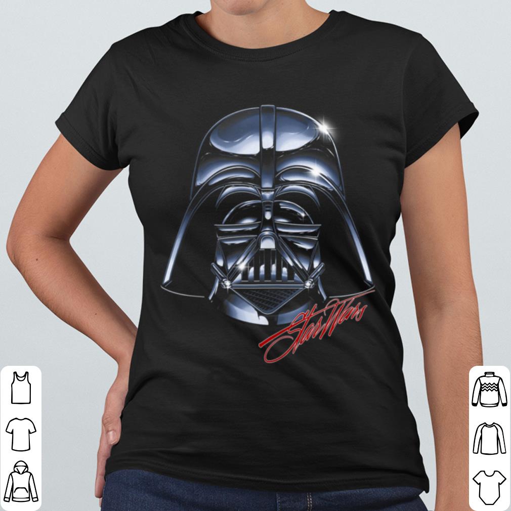 Nice Star Wars Darth Vader Metallic Helmet shirt