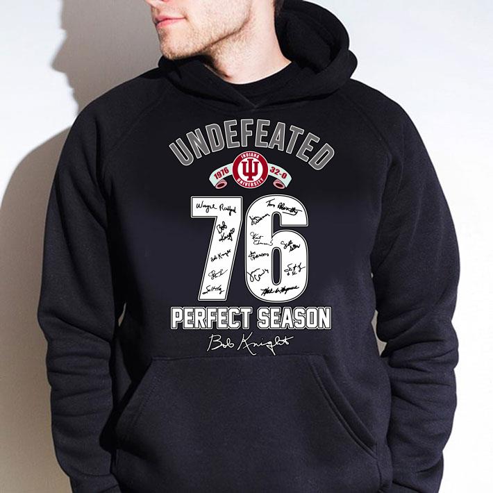 Best Indiana Hoosiers 1976 Undefeated Indiana University Perfect Season signatures shirt 2 Indiana Hoosiers 1976 Undefeated Indiana University Perfect Season signatures shirt