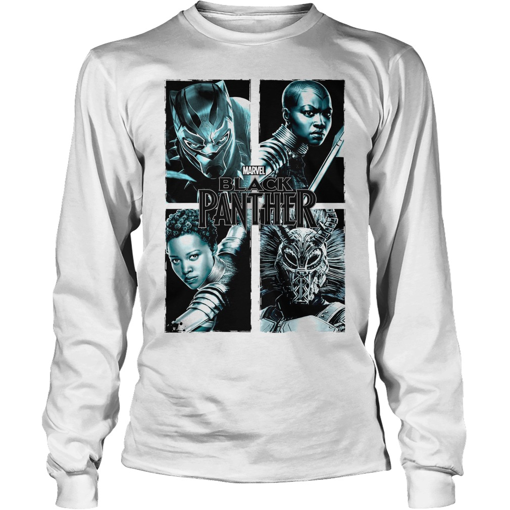 Marvel Black Panther Movie Grunge Warriors Shirt 4 Marvel Black Panther Movie Grunge Warriors Longsleve