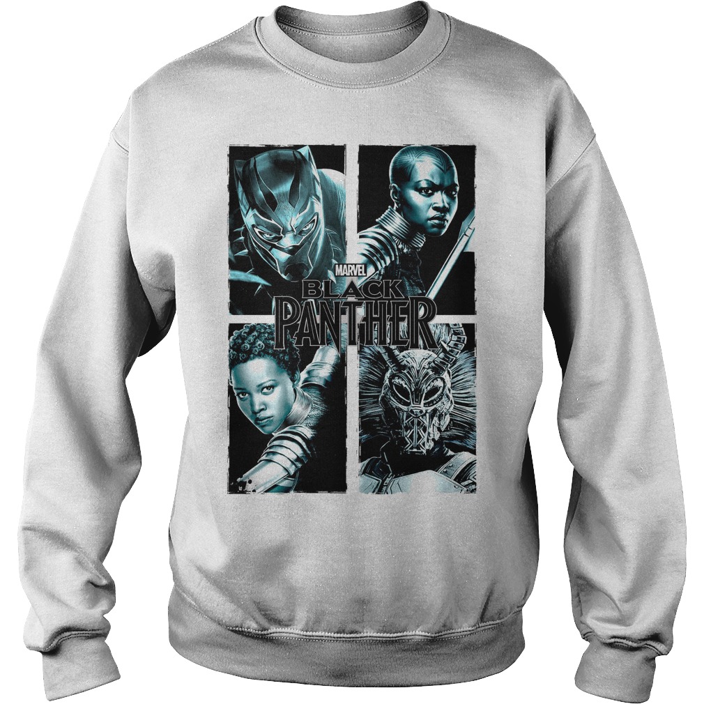 Marvel Black Panther Movie Grunge Warriors Shirt 3 Marvel Black Panther Movie Grunge Warriors Sweater