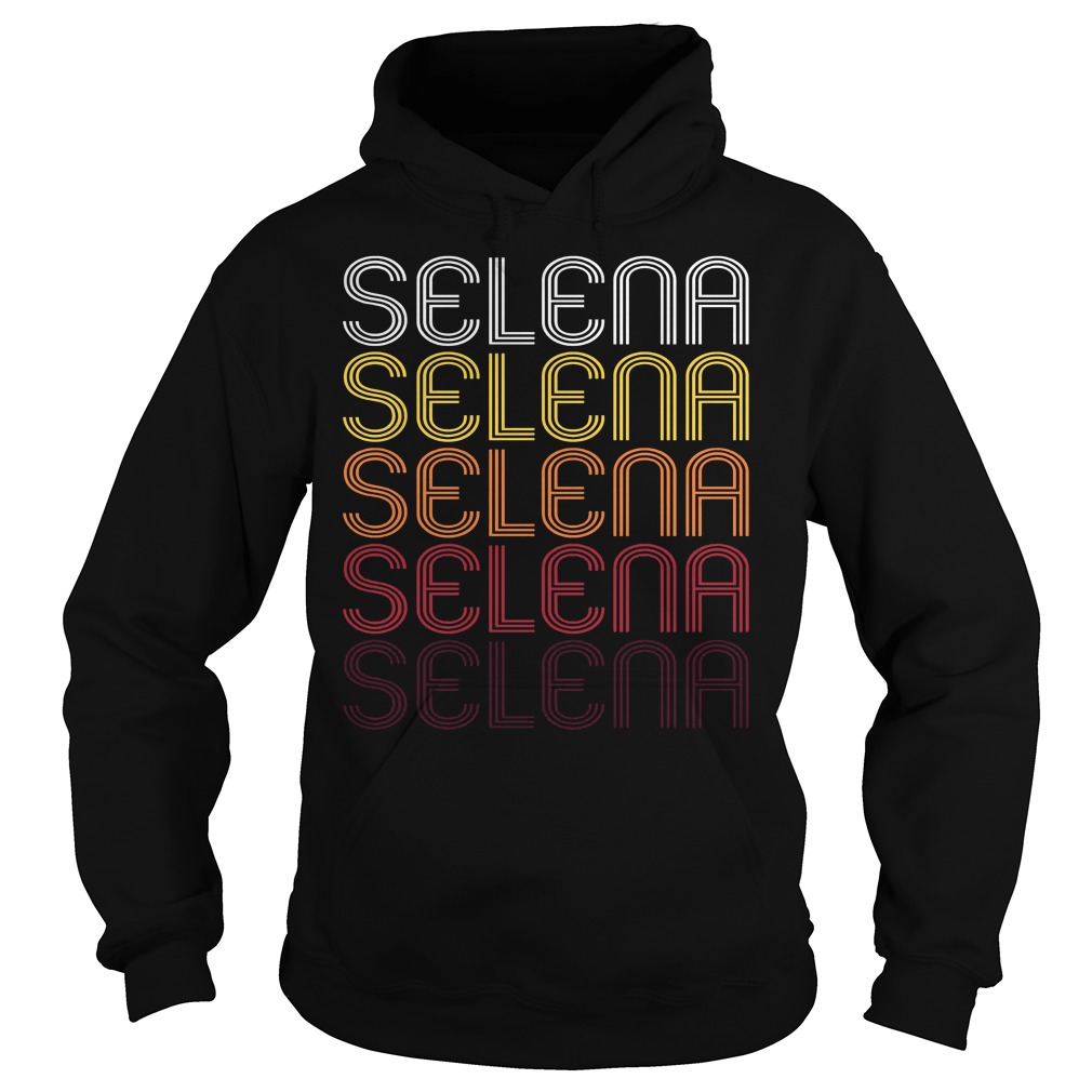 Selena Retro Wordmark Pattern Vintage Style Shirt 14 Selena Retro Wordmark Pattern Vintage Style Hoodie