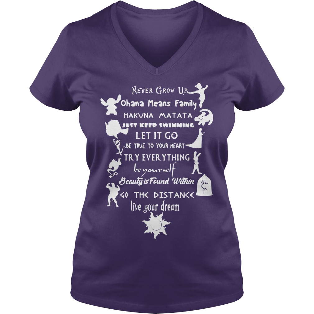11 Best Disney Lessons Shirt 5 11 Best Disney Lessons Ladies Vneck