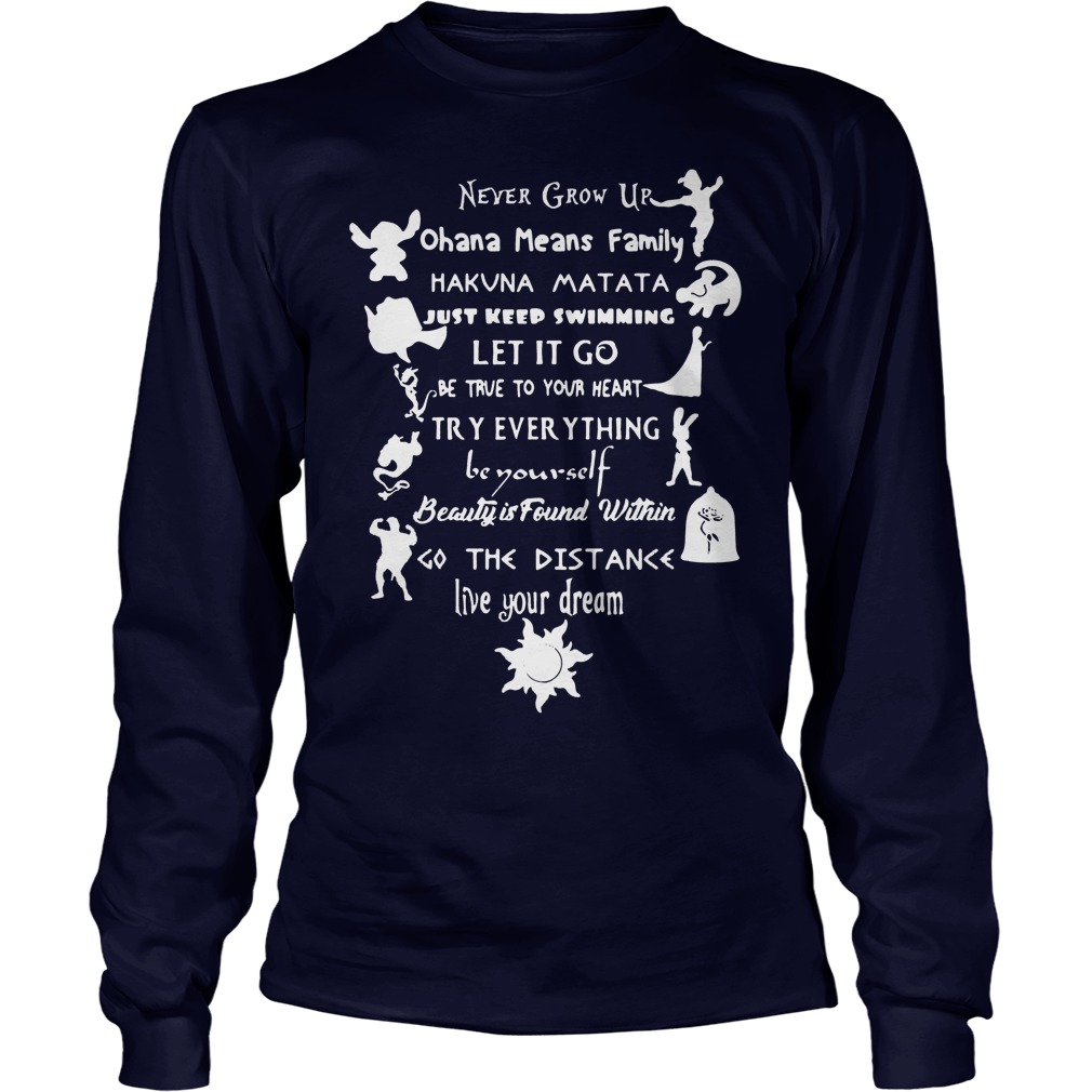 11 Best Disney Lessons Shirt 4 11 Best Disney Lessons Longsleeve