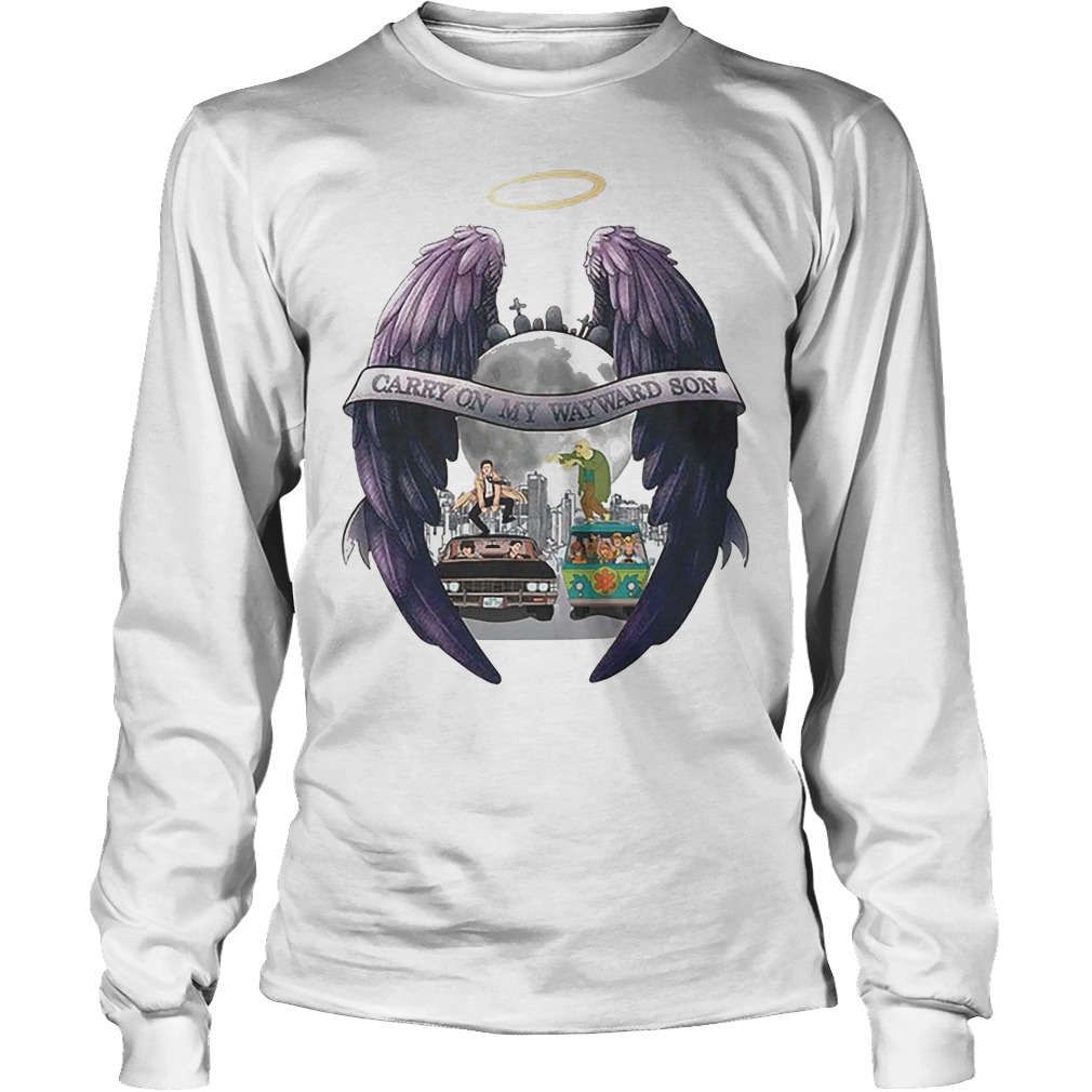 Carry On My Wayward Son Scooby Natural Shirt 3 Carry On My Wayward Son Scooby Natural Longsleeve