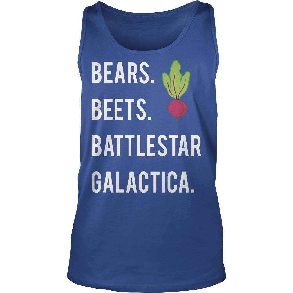 Jim Halpert Bears Beets Battlestar Galactica Shirt 6 Jim Halpert Bears Beets Battlestar Galactica Tanktop