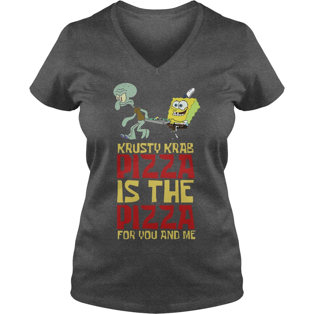 Spongebob Squarepant Krusty Krab Pizza Shirt 6 Spongebob Squarepant Krusty Krab Pizza Ladies Vneck