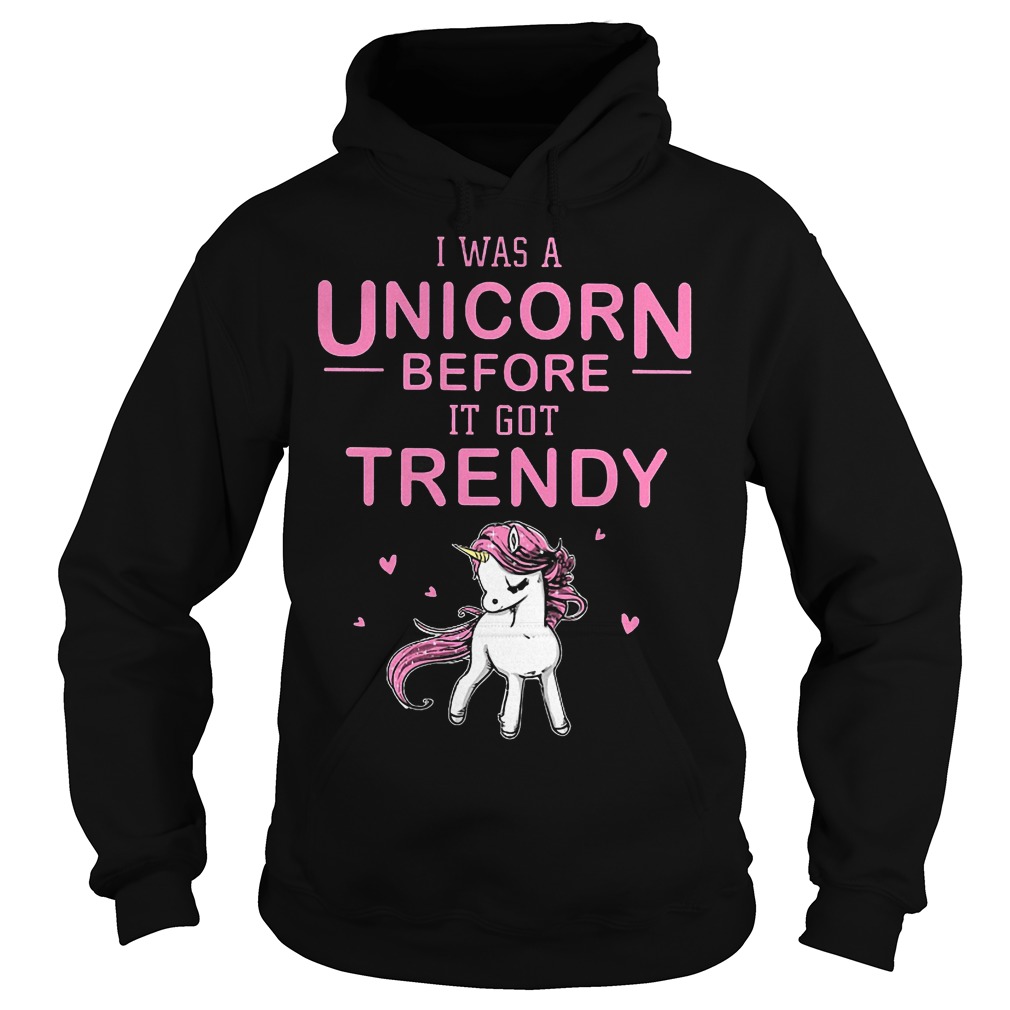 I Was A Unicorn Before I Got Trendy T-Shirt 2 I Was A Unicorn Before I Got Trendy Hoodie