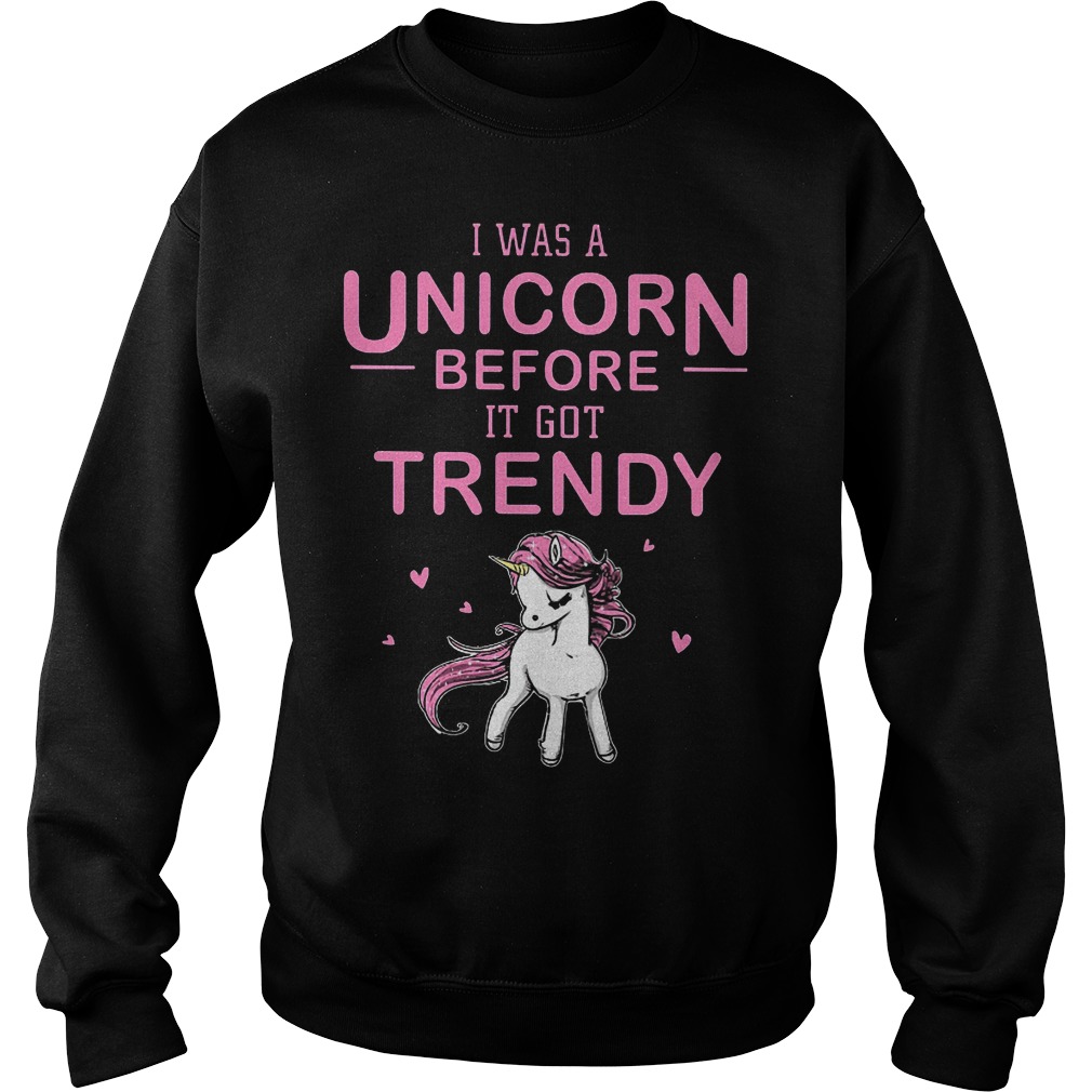 I Was A Unicorn Before I Got Trendy T-Shirt 3 I Was A Unicorn Before I Got Trendy Sweater