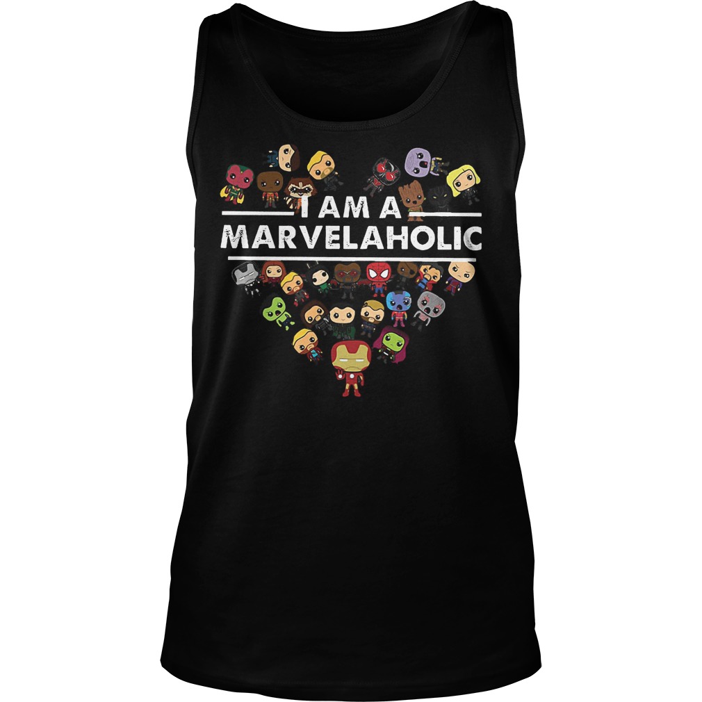 Marvel Aholic I Am A Marvelaholic T-Shirt 17 Marvel Aholic I Am A Marvelaholic Tanktop