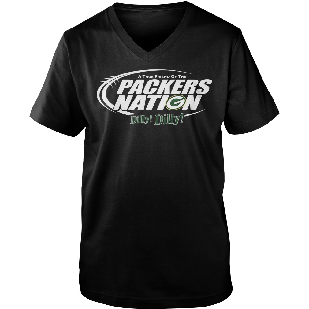 A True Friend Of The Packers Nation Dilly Dilly T-Shirt 6 A True Friend Of The Packers Nation Dilly Dilly T-Shirt Guys V-Neck