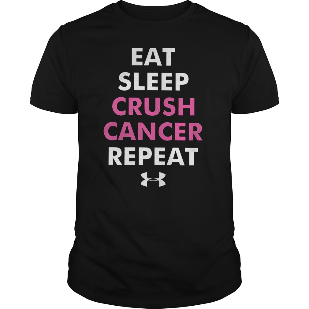 Crush Cancer Repeat T-Shirt 8 Crush Cancer Repeat T-Shirt Classic Guys / Unisex Tee