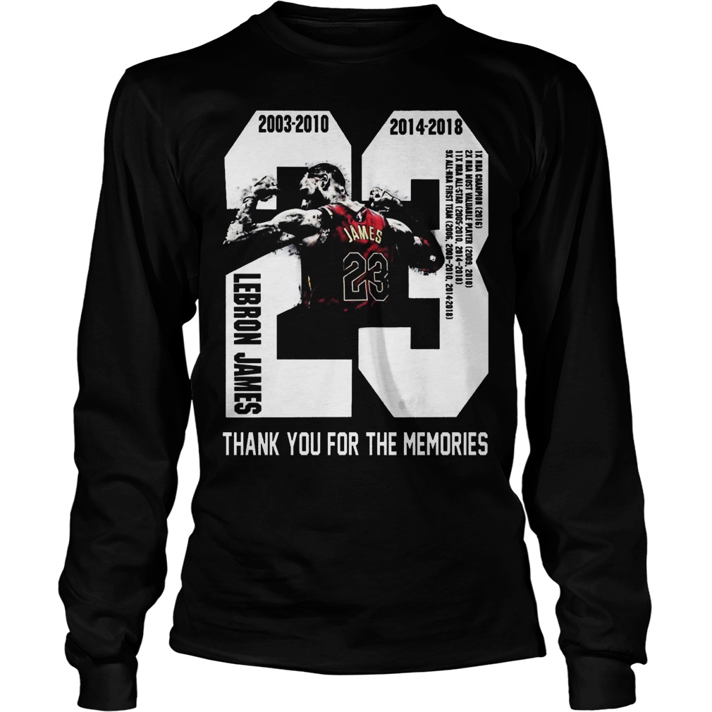 Lebron James Thank You For The Memories T-Shirt 19 Lebron James Thank You For The Memories T-Shirt Unisex Longsleeve Tee