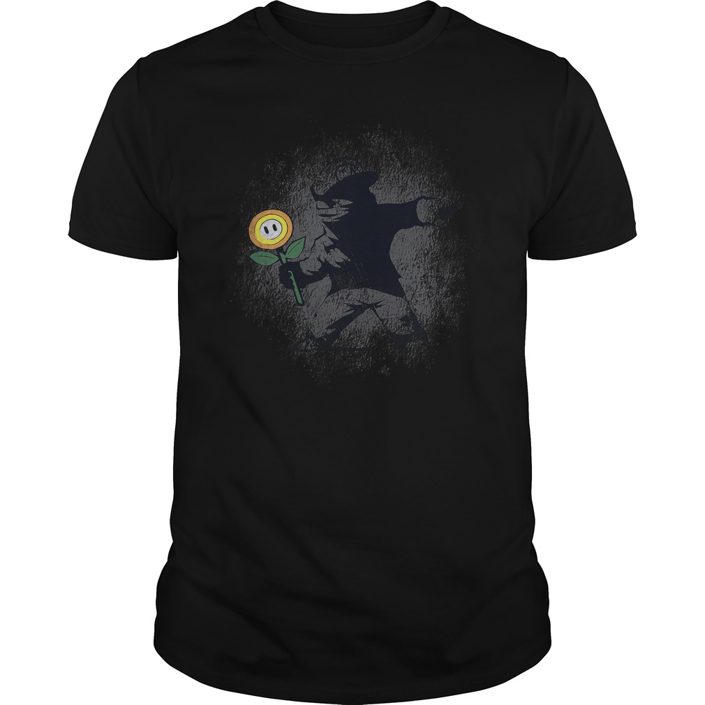 Official Banksy Flower T-Shirt 26 Official Banksy Flower T-Shirt Classic Guys / Unisex Tee