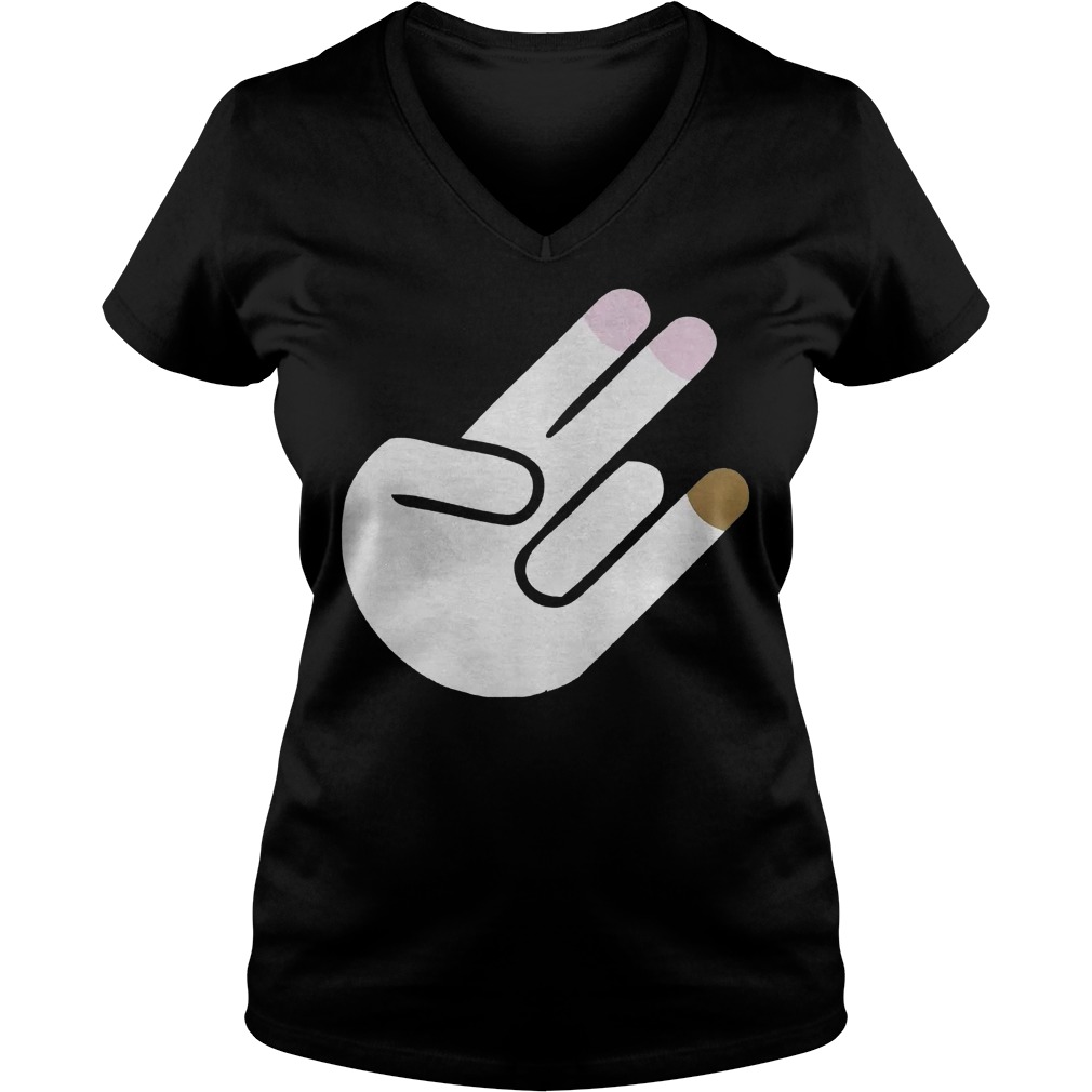 The Hand T-Shirt 26 The Hand T-Shirt Ladies V-Neck