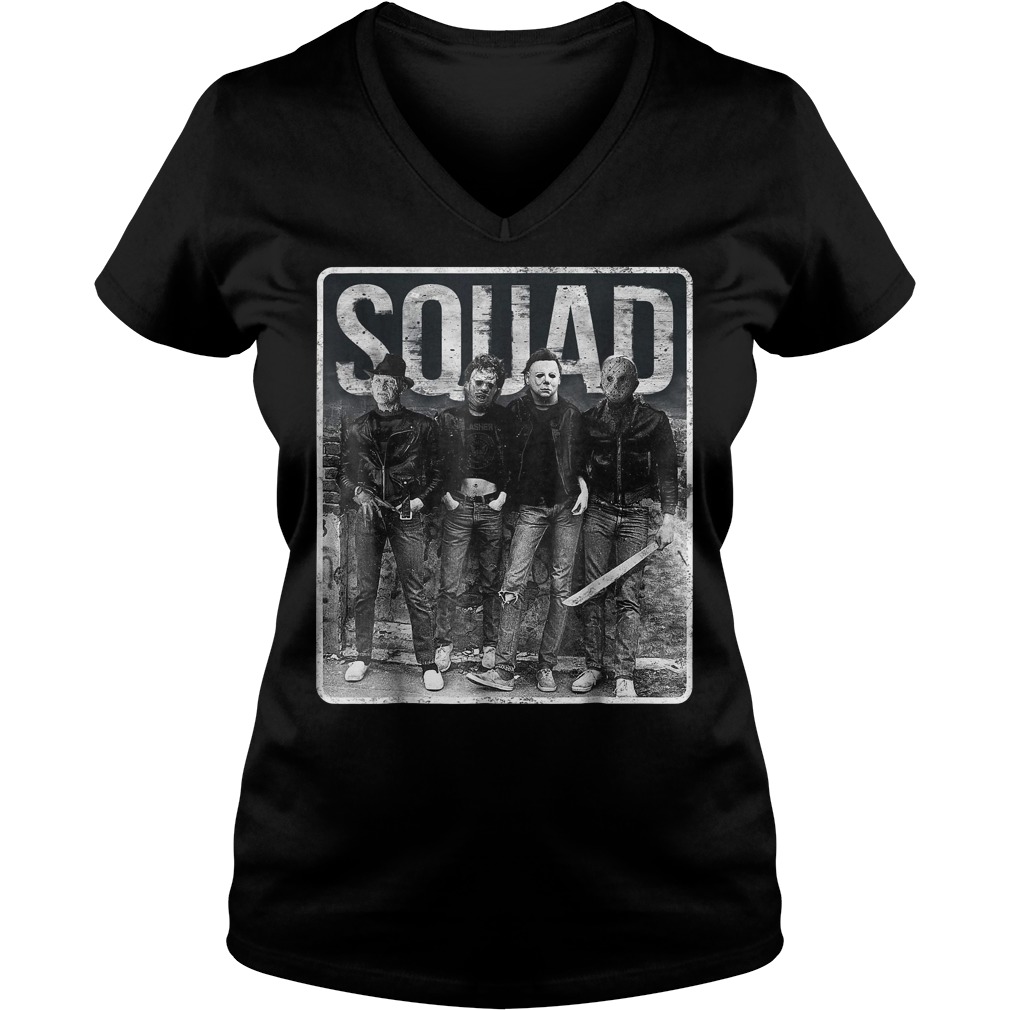 Original Squad Jason Michael horror halloween squad shirt 10 Original Squad Jason Michael horror halloween squad shirt Ladies V-Neck