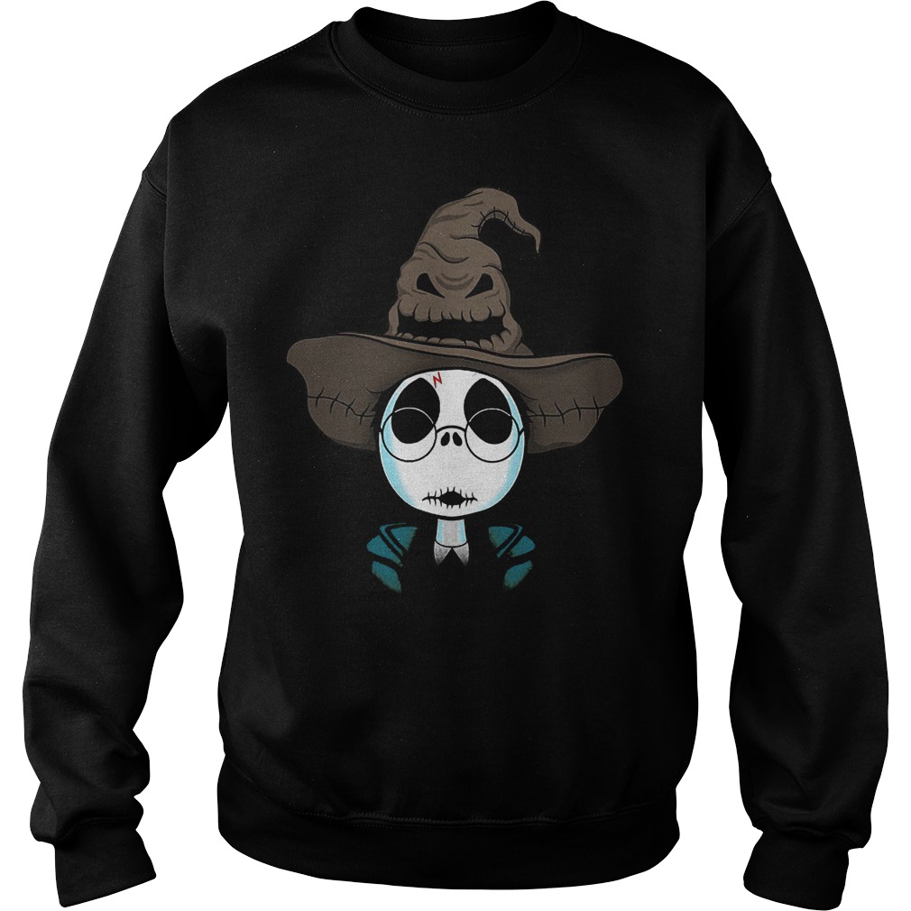 Halloween Jack Skellington Nightmare Harry Potter shirt 3 Halloween Jack Skellington Nightmare Harry Potter shirt Sweatshirt Unisex