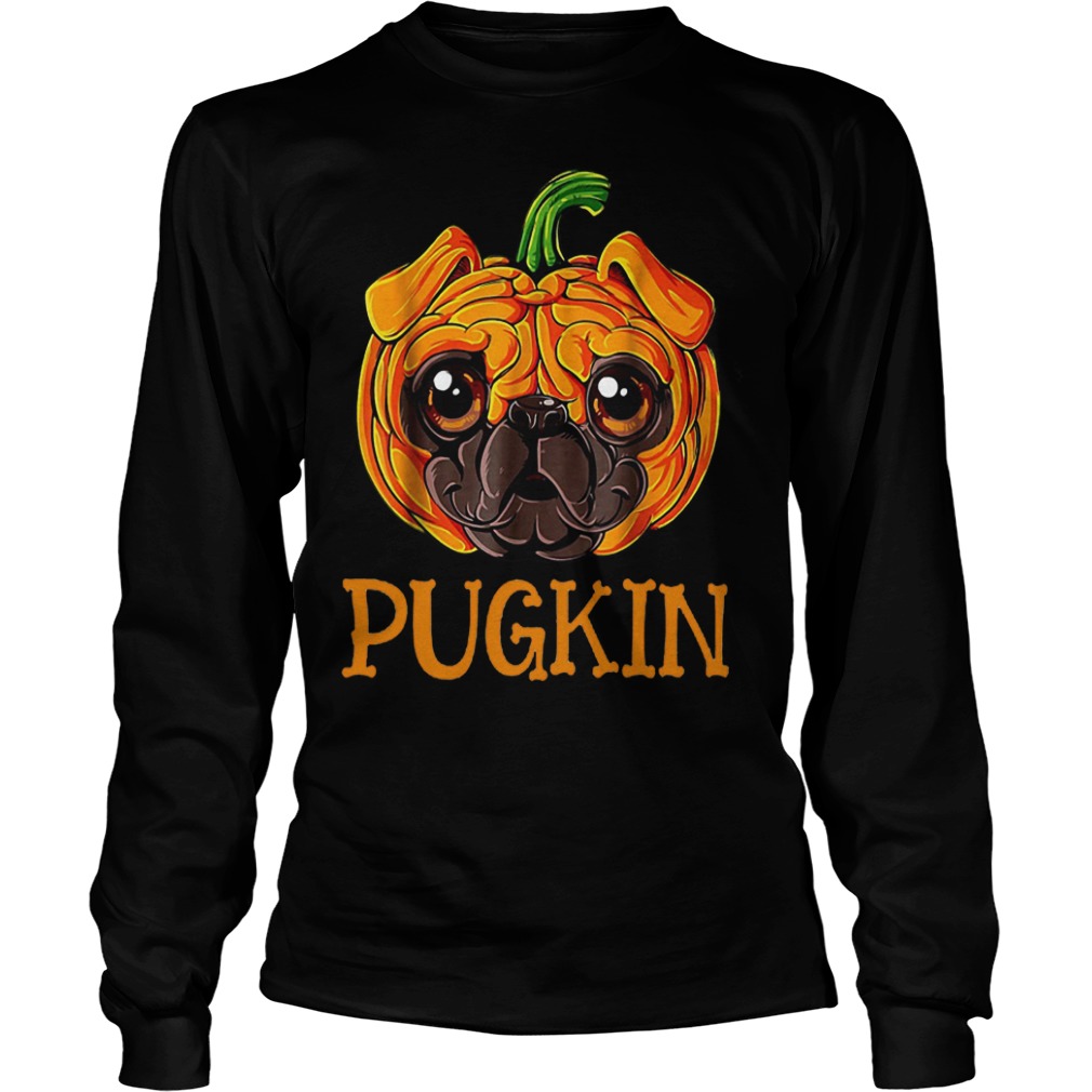 Halloween Pugkin dog shirt 13 Halloween Pugkin dog shirt Longsleeve Tee Unisex