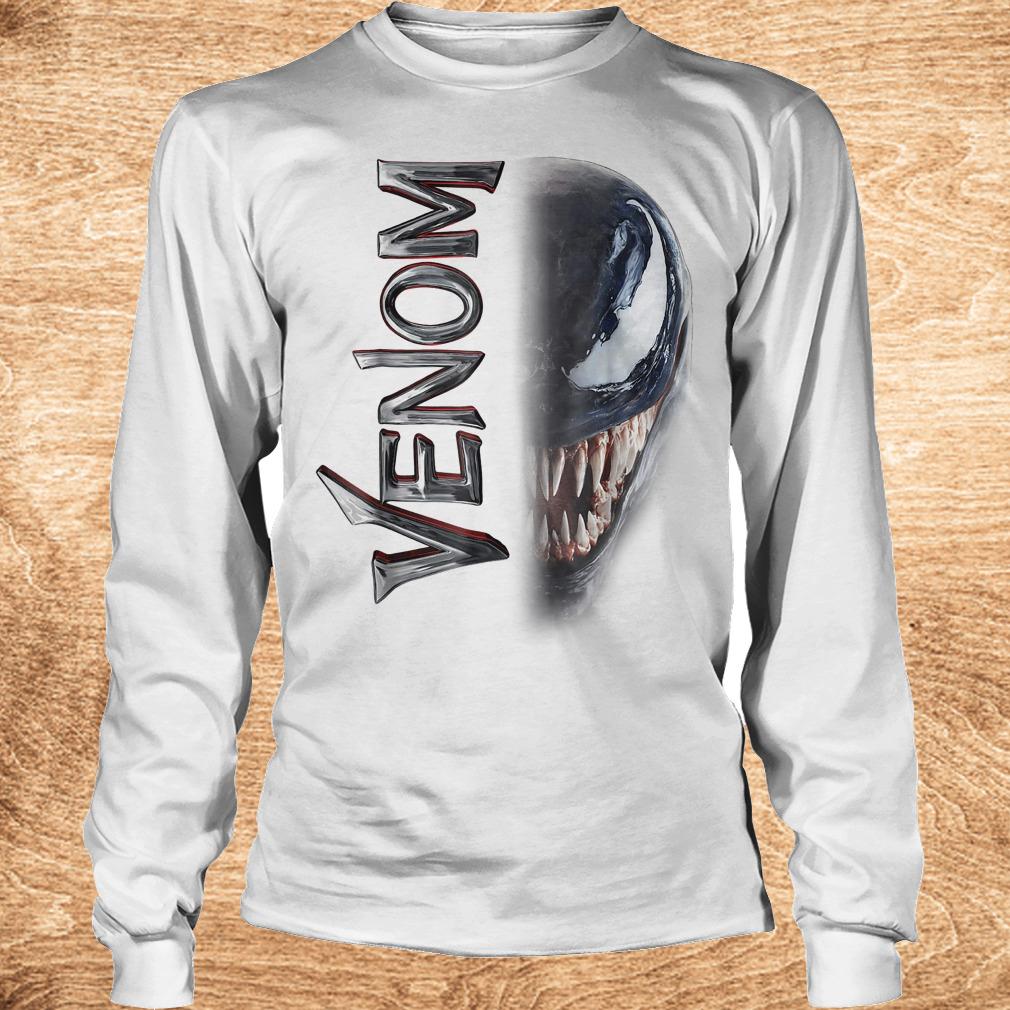 Marvel venom split down the middle Grin shirt 5 Marvel venom split down the middle Grin shirt Longsleeve Tee Unisex