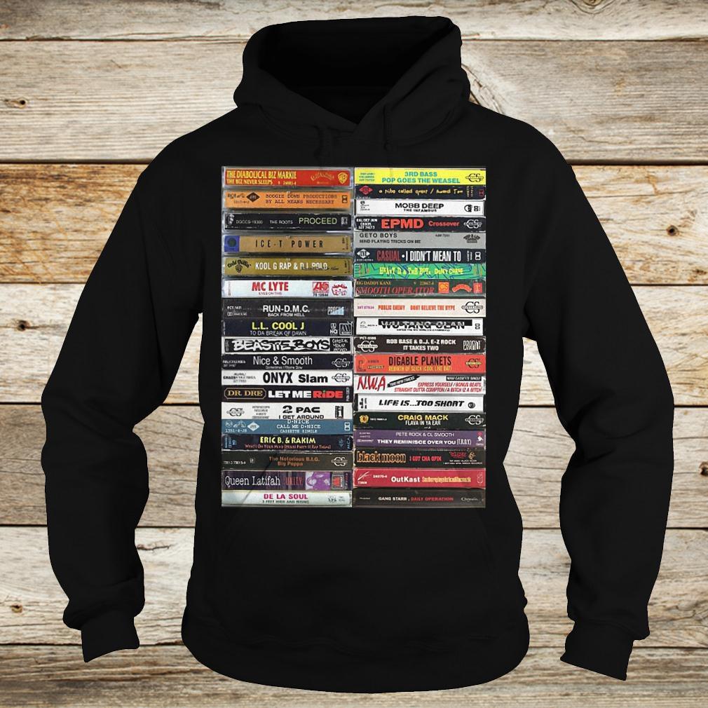 Old school cassette tapes shirt 10 Old school cassette tapes shirt Hoodie