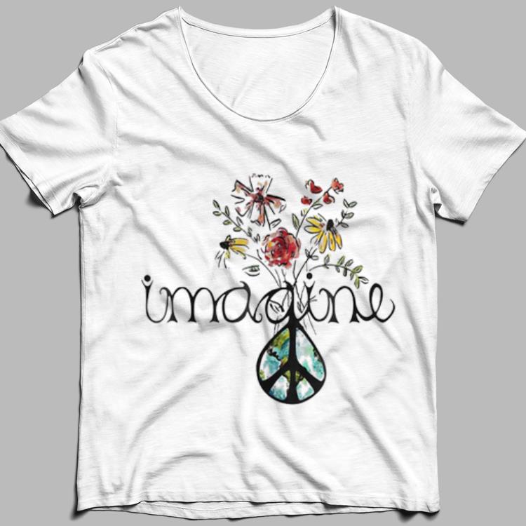 Imagine flower shirt