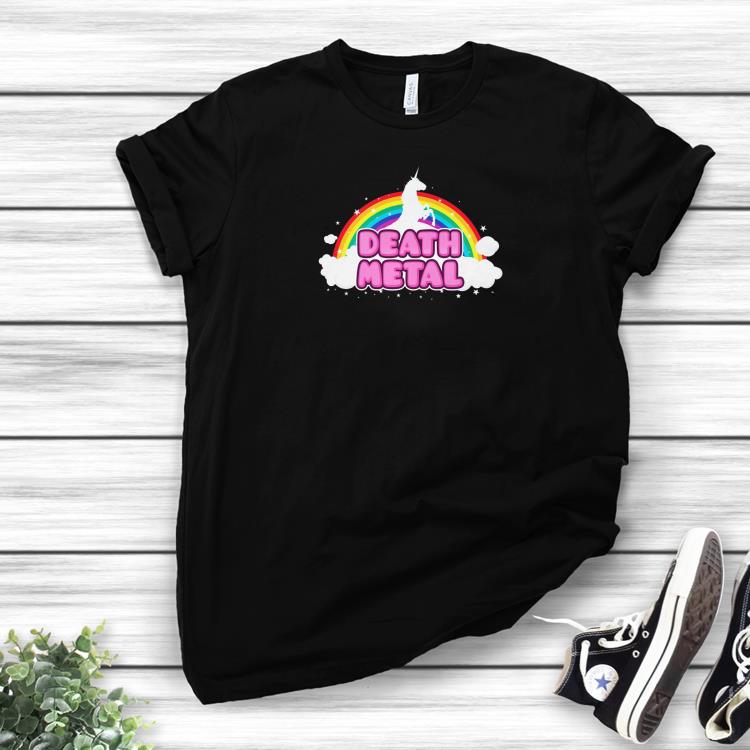 Awesome Death Metal Unicorn Rainbow shirt
