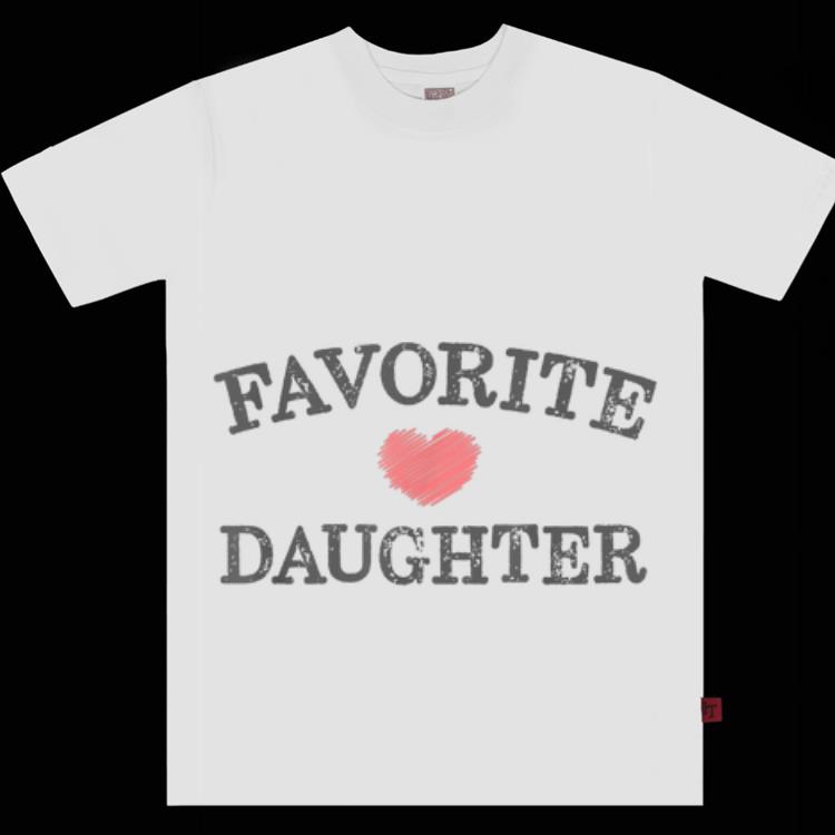 Awesome Favorite Daughter Heart Shirt