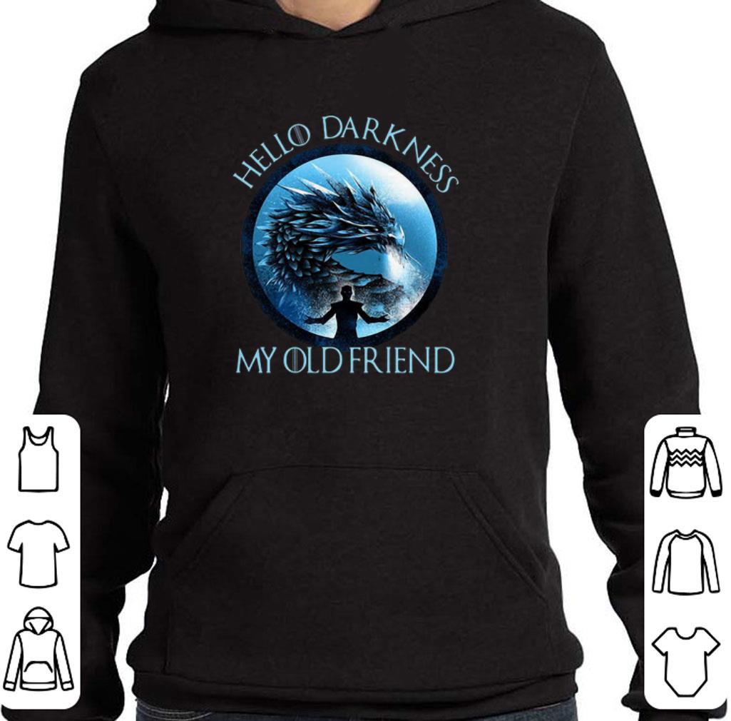 Awesome Night King hello darkness my old friend Game Of Thrones shirt