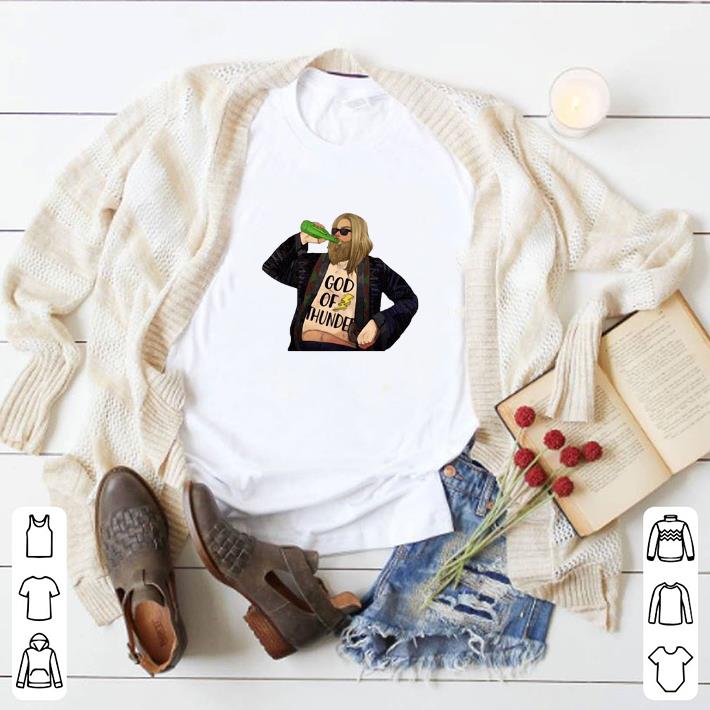 Awesome Thor God of thunder drunk shirt