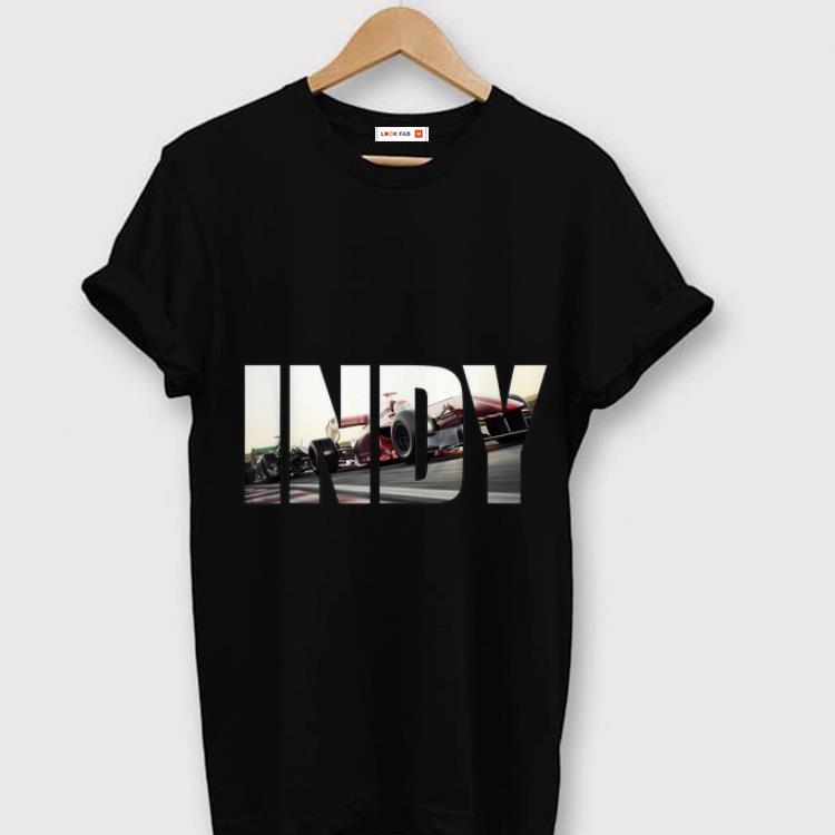 I N D Y with cars Racing shirt