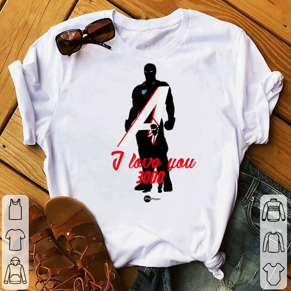 Original Love you 3000 Avenger Iron dad End Game shirt