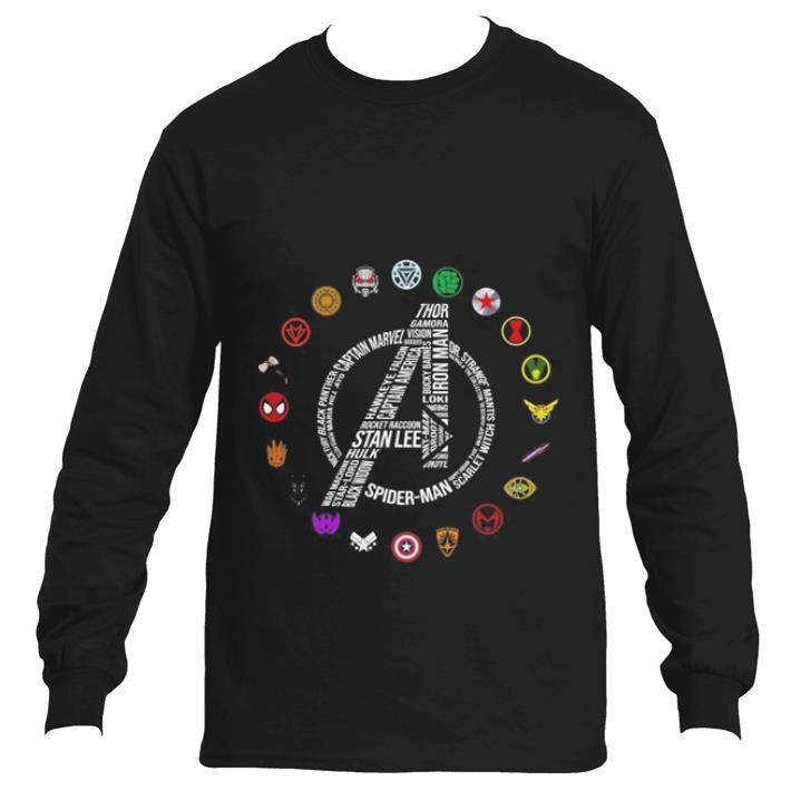 Pretty Marvel Avengers Endgame symbol all character shirt
