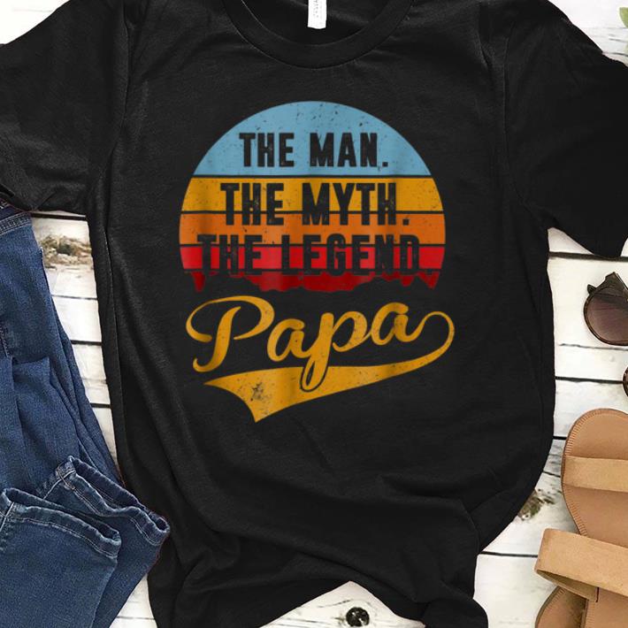 The Man The Myth The Legend Papa Sunset shirt