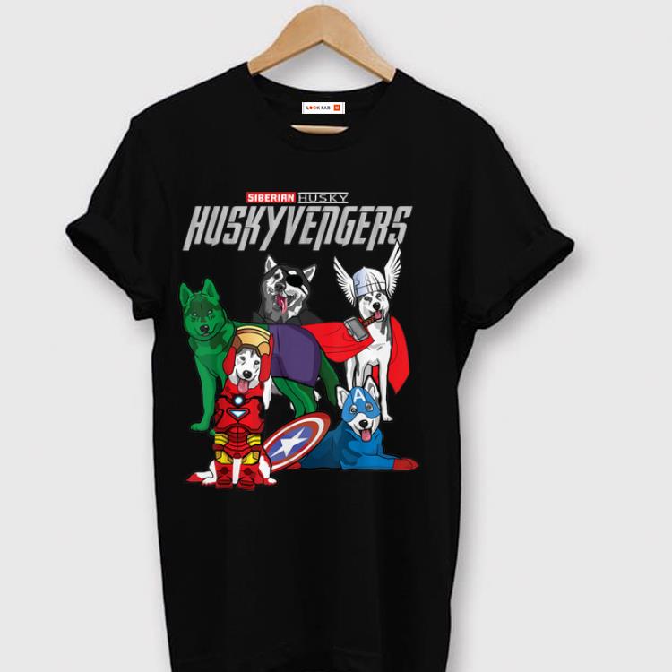 The best Huskyvengers dog Marvel shirt