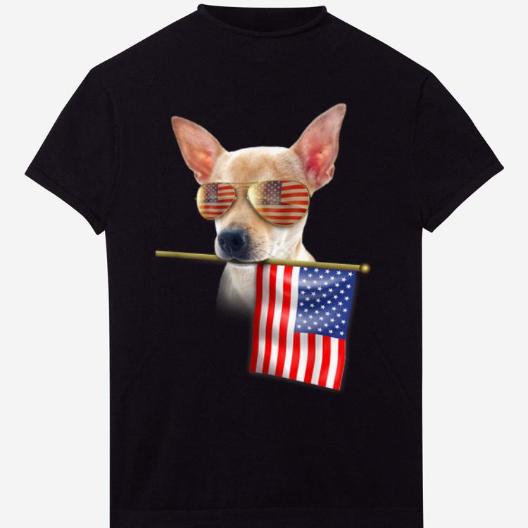 4th Of July Fun American Flag Chihuahua Dog Lover Gift shirt