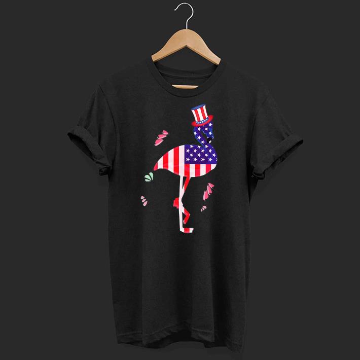 4th Of Julys For Flamingo Uncle Sam Hat Tee shirt