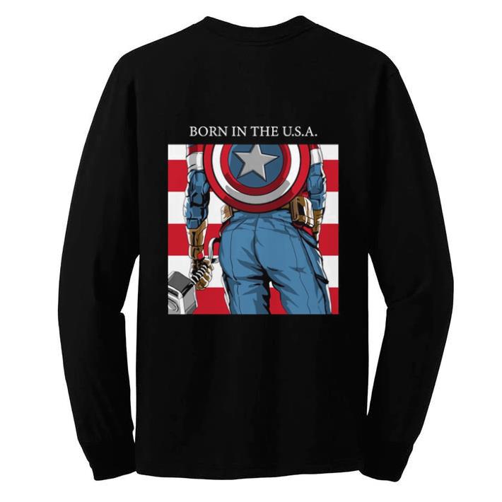 Awesome Born In The U.S.A. Captain America’s Ass Standard shirt 2 Awesome Born In The U.S.A. Captain America’s Ass Standard shirt