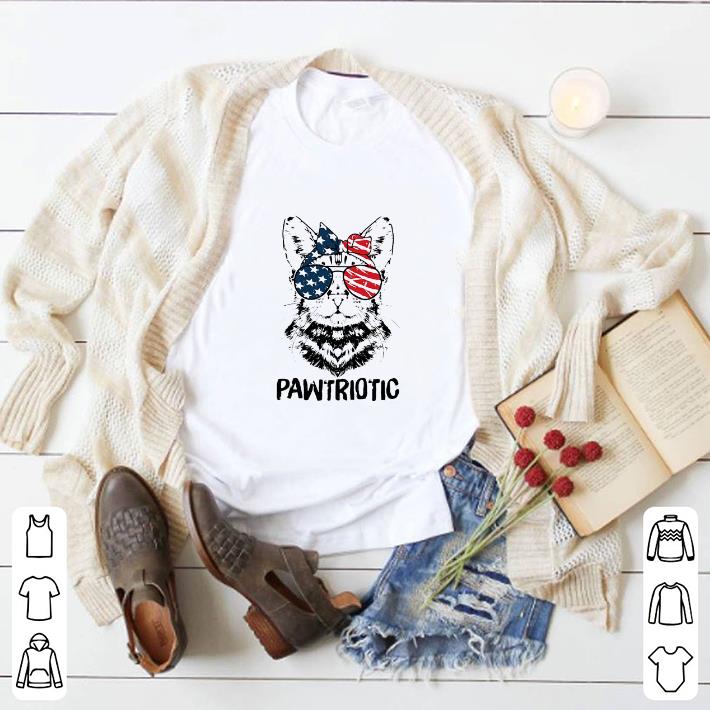 Awesome Cat American flag Pawtriotic 4th July independence day shirt 2 Awesome Cat American flag Pawtriotic 4th July independence day shirt