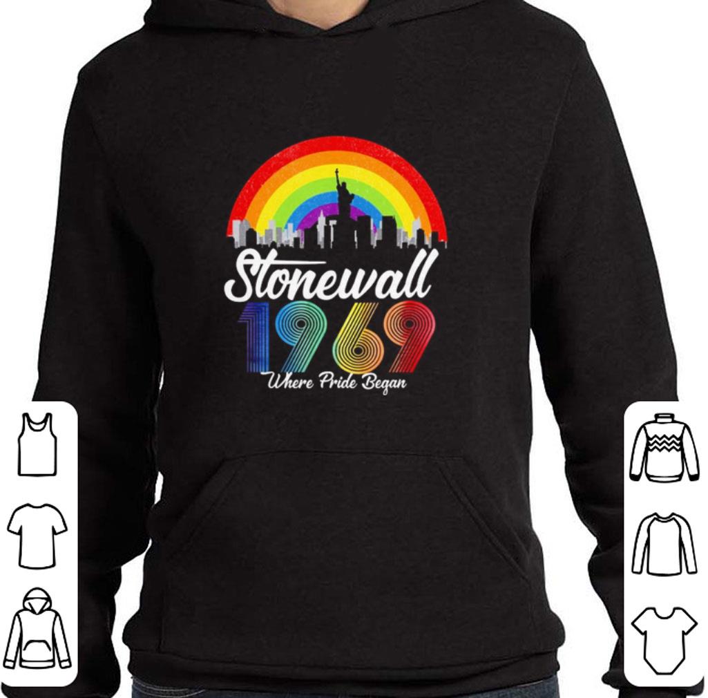 Awesome LGBT Stonewall 1969 Where Pride Began shirt