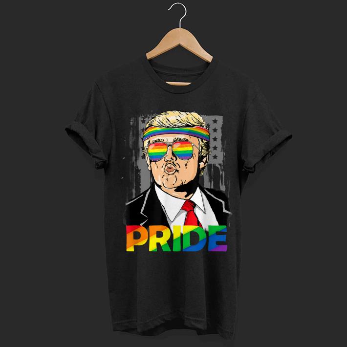 Awesome Trump LGBT Gay Pride Month Lesbian Bisexual Transgender shirt