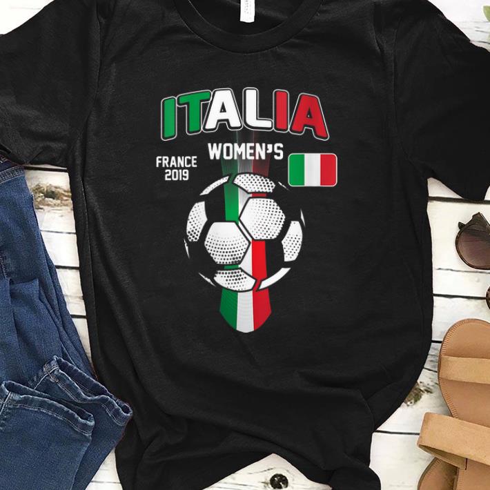 Italy Women Soccer Team France 2019 Championship shirt