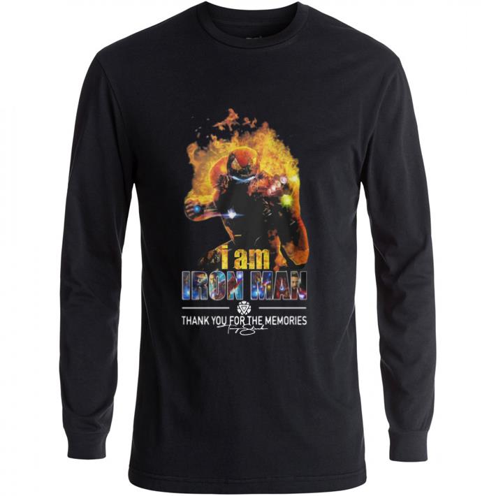 Nice I Am Iron Man Thank You For The Memories Avengers Endgame shirt 6 Nice I Am Iron Man Thank You For The Memories Avengers Endgame shirt