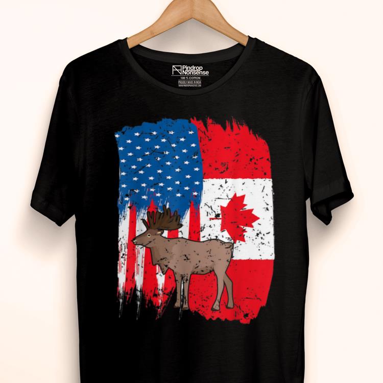 Official Cool Canadian American Canada Day shirt