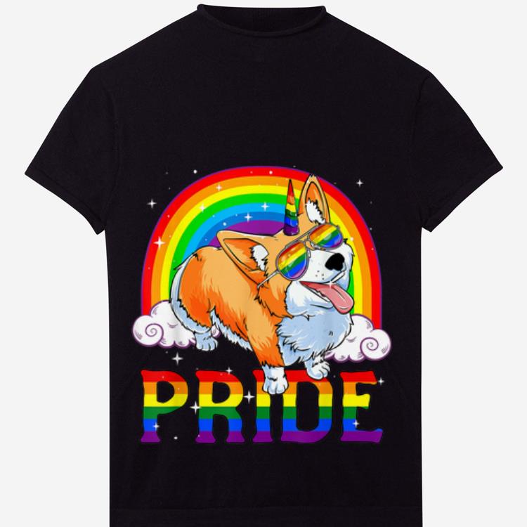 Official Corgicorn Unicorn Corgi Pride LGBT Rainbow Shirt