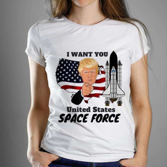 Official I Want You Donald Trump United State Space Force Shirt