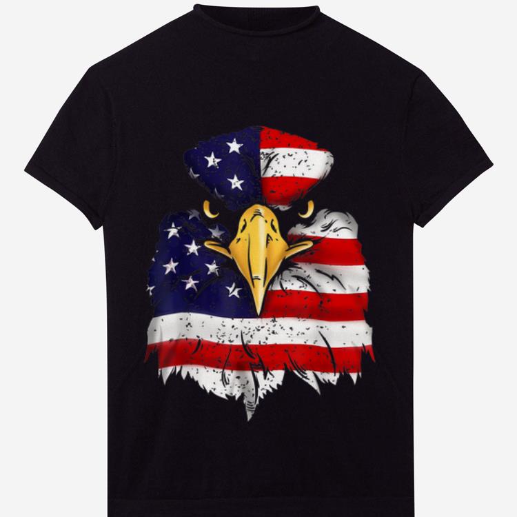 Original Bald Eagle American Flag 4th Of July Patriotic Freedom Usa Shirt
