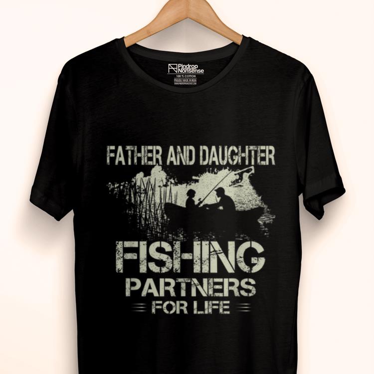 Original Fisherman Dad And Daughter Fishing Partners Father Day Shirt