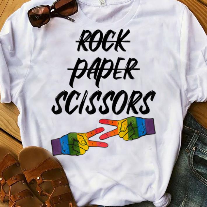 Original Rock Paper Scissors LGBT World Pride 2019 shirt