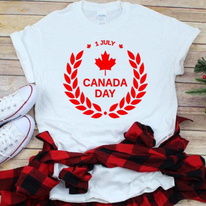 Premium 1st Of July Canada Day Laurel Wreath Shirt