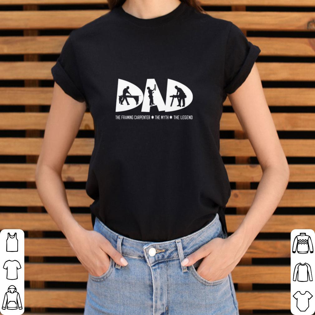 Premium Dad the framing carpenter the myth the legend shirt 3 Premium Dad the framing carpenter the myth the legend shirt 3